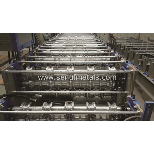 Double floor deck roll forming machine line